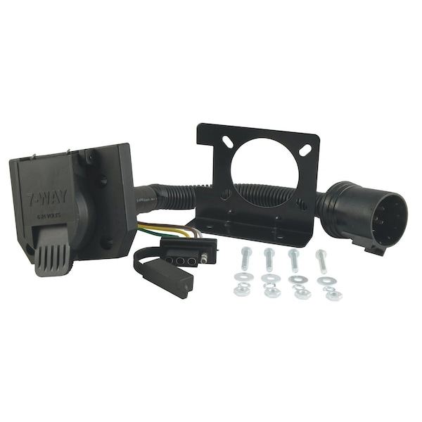 Wiring Socket, 7-way and 4-way Combo 8.55" x7.6" x3.75"
